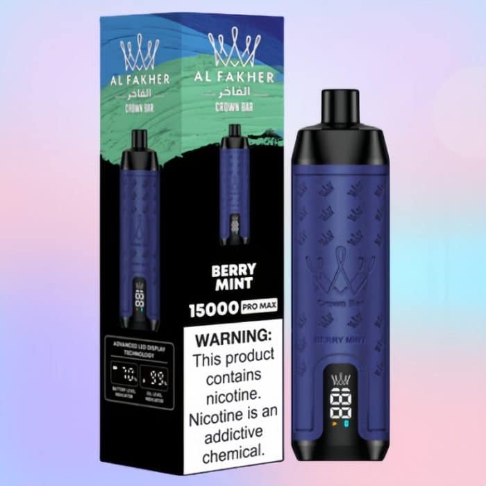 Al Fakher Crown Bar 15000 Berry Mint 1 - Al Fakher Vapes