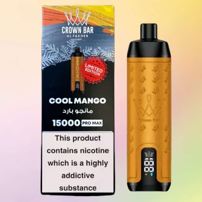 Al Fakher Crown Bar 15000 Cool Mango 1 - Al Fakher Vapes