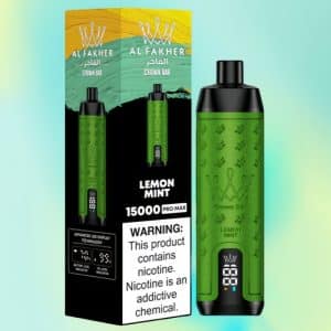 Al Fakher Crown Bar 15000 Lemon Mint 2 - Al Fakher Vapes