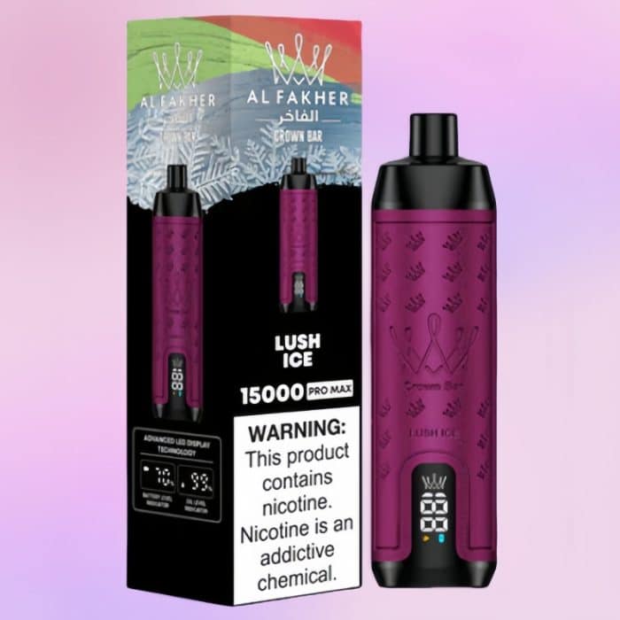 Al Fakher Crown Bar 15000 Lush Ice 1 - Al Fakher Vapes