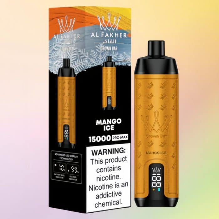 Al Fakher Crown Bar 15000 Mango Ice 1 - Al Fakher Vapes