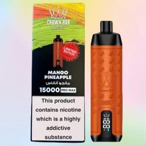 Al Fakher Crown Bar 15000 Mango Pineapple 2 - Al Fakher Vapes