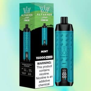 Al Fakher Crown Bar 15000 Mint Flavor 1 - Al Fakher Vapes