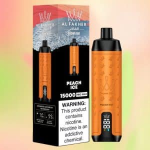 Al Fakher Crown Bar 15000 Peach Ice 1 - Al Fakher Vapes