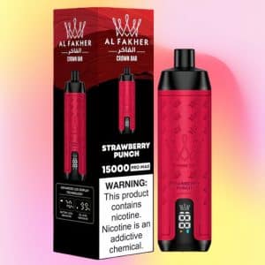 Al Fakher Crown Bar 15000 Strawberry Punch 1 - Al Fakher Vapes