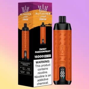 Al Fakher Crown Bar 15000 Sweet Passionfruit 1 - Al Fakher Vapes