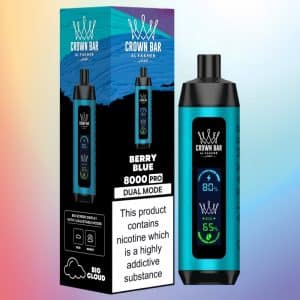 Al Fakher Crown Bar 8000 Berry Blue Flavor 1 - Al Fakher Vapes