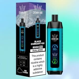 Al Fakher Crown Bar 8000 Blackcurrant Ice Flavor 1 - Al Fakher Vapes