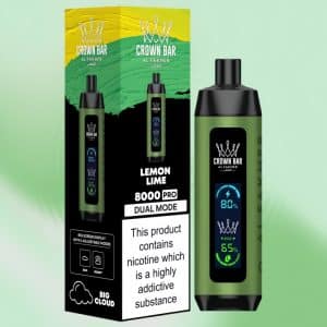 Al Fakher Crown Bar 8000 Lemon Lime Flavor 1 - Al Fakher Vapes