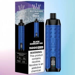 Crown Bar Al Fakher Vape 15000 Blackcurrant Ice Flavor 1 - Al Fakher Vapes