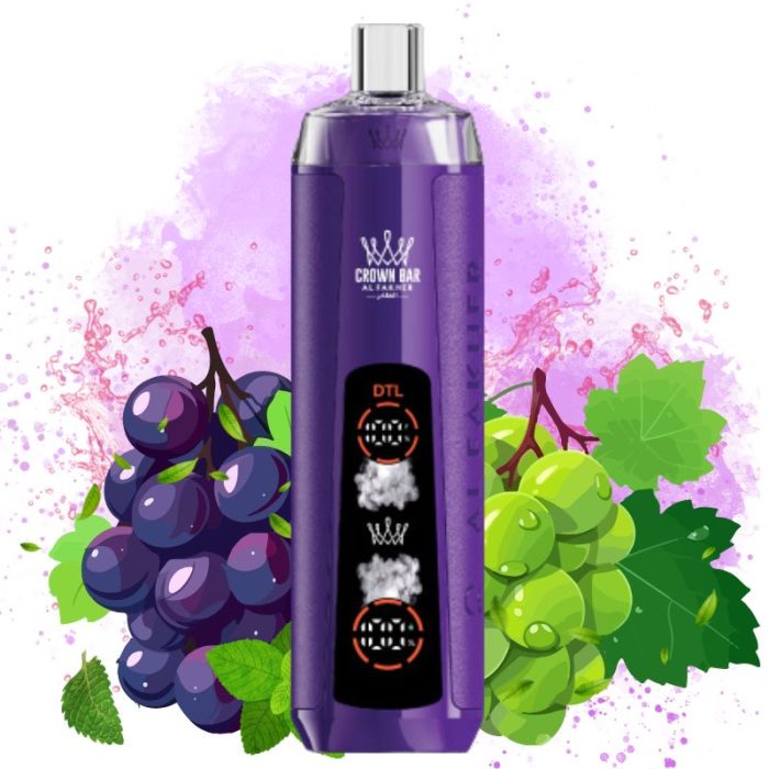 Crown Bar Grape Mint Flavor 3 - Al Fakher Vape